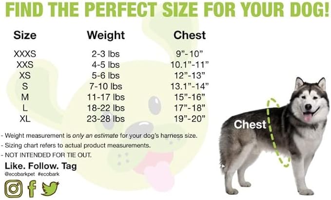 EcoBark Step in Dog Harness Vest - Reflective Soft Ultra Padded Mesh Dog Harnesses for XXS, XS, Small, and Medium Dogs Eco-Friendly Comfort Secure Halter No Pull Adjustable Pet Vest (Small, Purple)