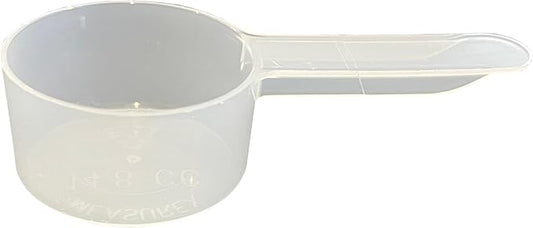 1 Teaspoon (1/3 Tablespoon | 5 mL) Short Handle Plastic Measuring Spoon for Coffee, Protein Powder, Pet Food, Spices, Grains, Dry Goods – Food-Grade BPA-Free (Pack of 1)