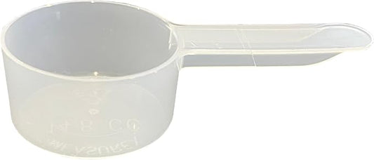 1 Tablespoon (1/2 Oz. | 3 Tsp | 14.8 mL) Short Handle Plastic Measuring Spoon for Coffee, Protein Powder, Spices, Grains, Dry Goods – Food-Grade BPA-Free (Pack of 10)