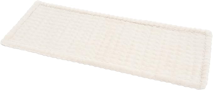 FUNNY FUZZY Pet Couch Cover for Sofa, Waterproof Couch Cover for Dogs Washable, Pet Friendly Fuzzy Sofa Covers Thick Soft Dog Bed Mat Non Slip for Couches and Sofas, Cream White, 27.6"×82.7"