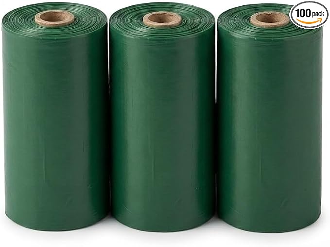 Green Dog Waste Bags, Extra Thick and Leak-Proof Poop Bags for Dogs&Cats (Green(45 count))