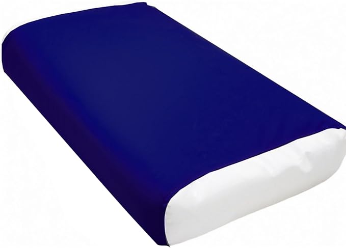 Sensory Bed Sheet, Sensory Compression Blanket‌, Weighted Blankets, Breathable Stretchable Bedding Fit, Lightweight Calming Sleep Solution, Dark Blue, 38"x60"