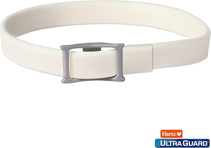 Hartz UltraGuard Flea & Tick Collar for Dogs and Puppies, 7 Month Flea and Tick Protection and Prevention Per Collar, White, Up to 20 Inch Neck (Pack of 3)