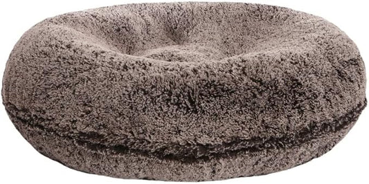 Bessie and Barnie - Luxury Extra Plush Faux Fur Bagel Pet/Dog Bed (Frosted Willow, X-S)