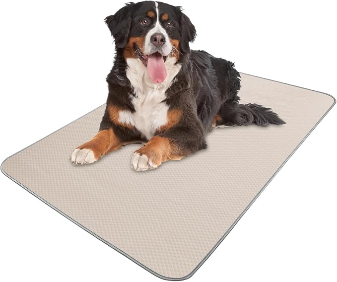 Buvlnee Summer Dog Cooling Mat Washable Ice Silk Self Cool Pad for Small Medium Large Dogs and Cats, Pet Sleeping Pad for Crate, Bed, Indoor & Outdoor Floor, Car Seats