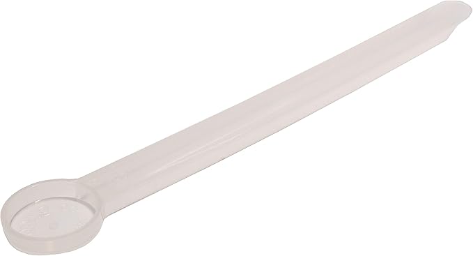 1/8 Teaspoon (0.625 mL | A Pinch) Long Handle Plastic Measuring Spoon for Coffee, Protein Powder, Pet Food, Spices, Grains, Dry Goods – Food-Grade BPA-Free (Pack of 1)