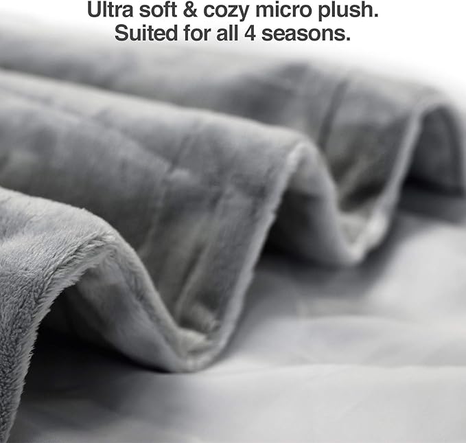 PetFusion Premium Dog & Cat Blanket | Ultra Soft Pet Blanket Available in Plush or Quilted; 2 Colors (Grey; Brown) | Perfect for Small Dogs & Large Dogs