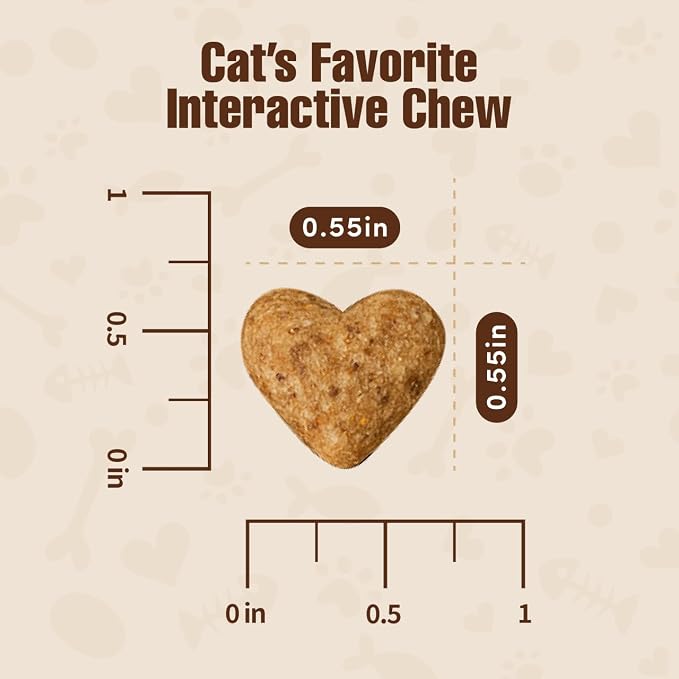 Get Naked Digestive Health Crunchy Cat Treats 2.5oz - Chicken Flavor, Grain-Free Cat Probiotics for Indoor Cats, Supports Healthy Digestion, Dental Health & Immunity, Made in The USA
