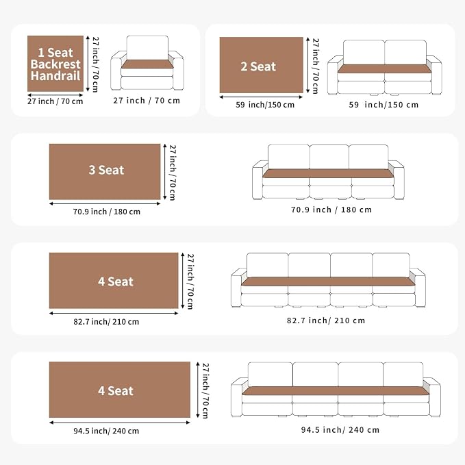 Velvet Couch Covers for Dogs, Dog Sectional Couch Covers, Pet Couchs Cover for Large Sectional, Couchs Protector for Dogs, Sectional Sofa Cover for Pet Washable(1PC,Dark Brown,27.6"×94.4")