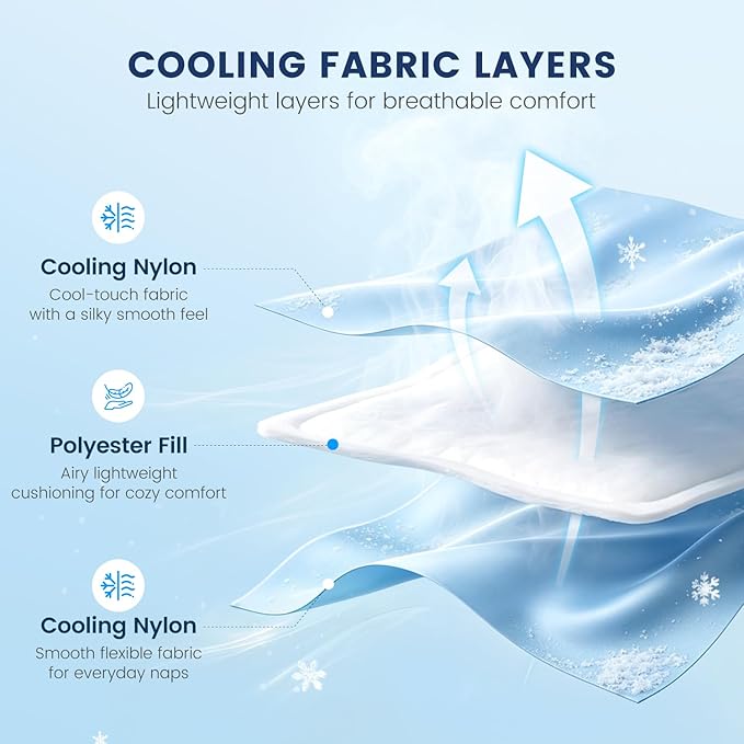Mora Pets Premium Cooling Blanket for Dogs, Q-MAX>0.5 Washable Breathable Cooling Mat, Lightweight Soft Summer Pet Throw Blanket, Furniture Protector Bed Couch Cover for Small Dog Cat, Blue, 29x40