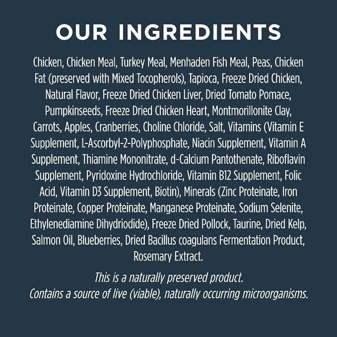 Instinct Raw Boost, Natural Dry Cat Food with Freeze Dried Pieces, High Protein, Grain Free Recipe - Real Chicken, 10 lb. Bag