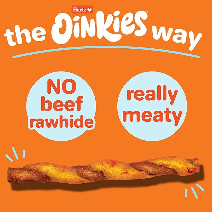 Oinkies Chickentastic Tender Twirls + Collagen, 20 Count