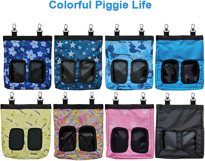 Guinea Pig Hay Feeder, Hanging Rabbit Hay Feeder Bag for Guinea Pigs Bunnies Chinchillas. Greencherries