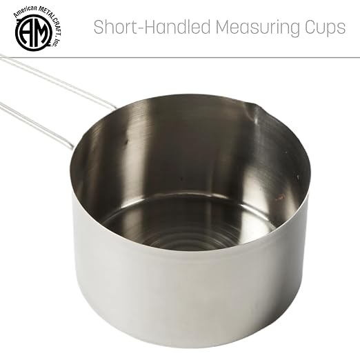 American Metalcraft 1-1/2 Cup Stainless Steel Measuring Cup,Silver