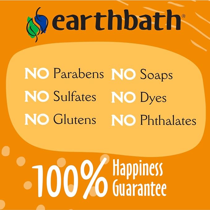 earthbath, Ultra-Mild Wild Cherry Puppy Shampoo - Extra Gentle & Tearless Dog Shampoo, Made in USA, Deodorizing Dog Wash, Cruelty Free Puppy Supplies, Shampoo for Smelly Dogs - 16 Oz (2 Pack)