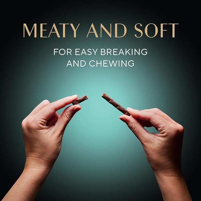 Sheba Meaty Tender Sticks Chicken Cat Treats, Chicken Flavor, Cat Snacks, 0.14 oz., 5 Count, Pack of 10 (50 Sticks Total)
