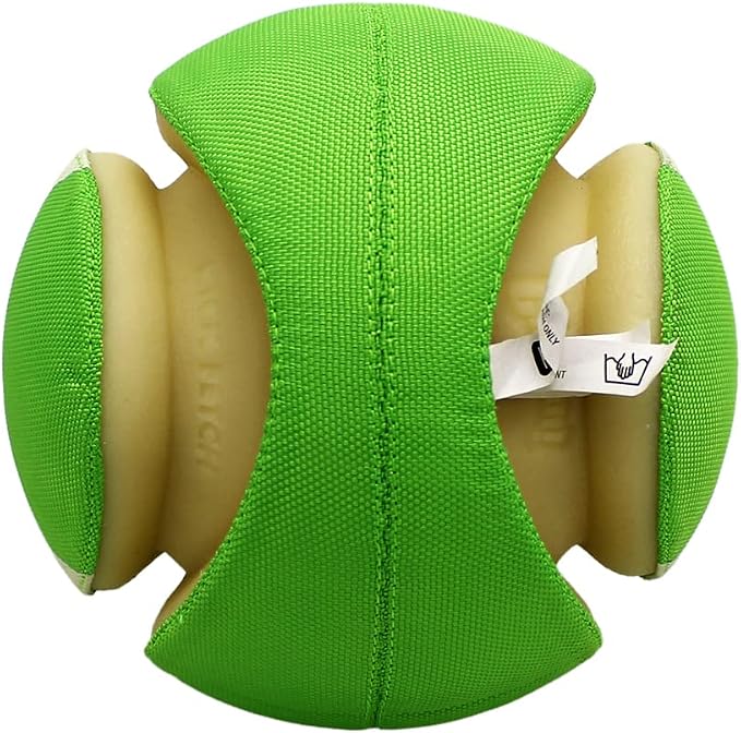 Chuckit! Kick Fetch Max Glow Ball, Large (8 Inch) Glow in the Dark Dog Toy (Pack of 4)