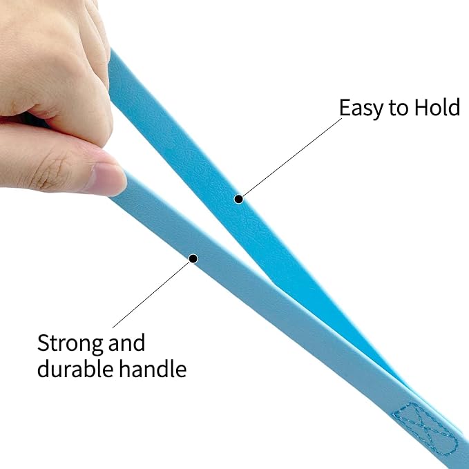 Waterproof Long Leash Durable Dog Recall Training Lead Great for Outdoor Hiking, Training, Yard, Beach and Swimming (Sky Blue, 50ft)