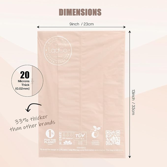 Bio-Based Dog Poop Bags, Silky Soft & Leak-Proof, Lavender-Scented, Made from Cornstarch 16 Rolls, 240 Bags