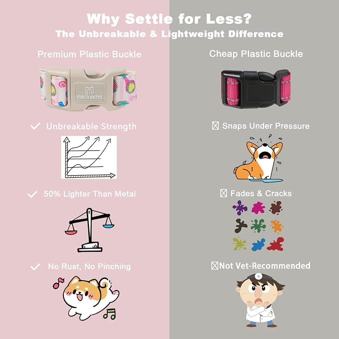 Maca Bates Dog Collar with Racket Charm for Medium Girl Boy Dogs,Tennis BowPattern,Pretty Adjustable Durable Collars Pink Gift for Male Female Puppy