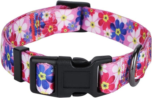 Dog Collar Special Design Personalized Cute Girl Soft Collars Sunflower, Small