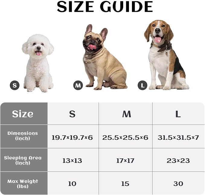 Calming Donut Dog Bed with Hooded Blanket – Plush Fluffy Cave Bed for Small & Medium Dogs, Machine Washable Anti-Anxiety Pet Bed for Cats