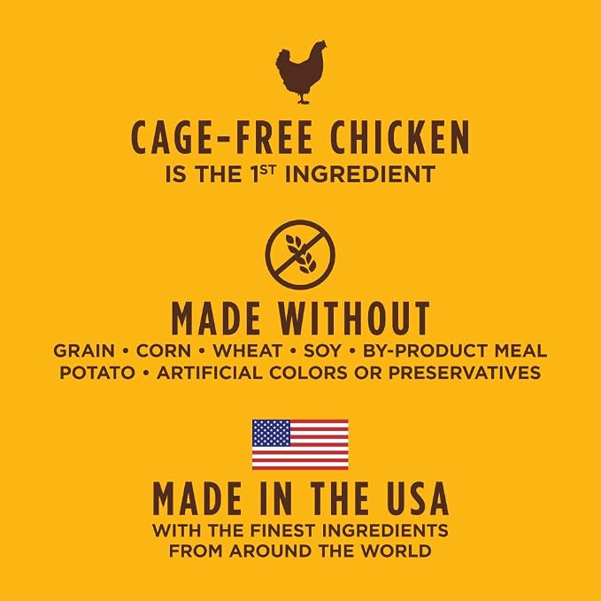 Instinct Original Dry Cat Food, Raw Coated Kibble, High Protein, Grain Free Recipe - Real Chicken, 5 lb. Bag