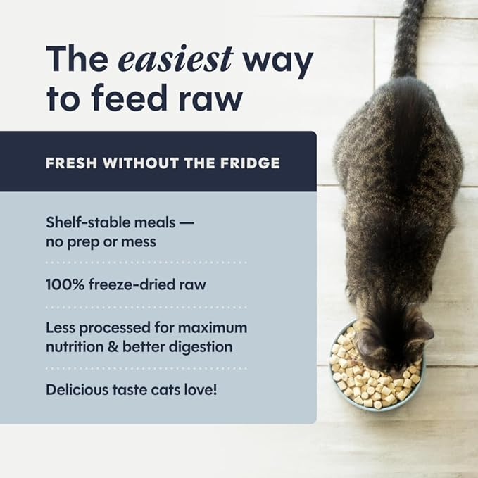 Instinct Raw Meals Freeze-Dried Pollock Cat Food, 24 oz. Bag