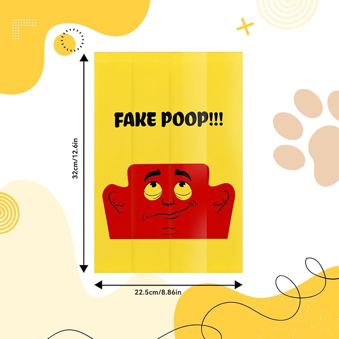 Dog Poop Bags Rolls, 60 Counts (4 Rolls), Lavender Scented | Funny "The Most Presidential" Design, Extra Thick, Leakproof, For Outdoor Puppy Walking and Travel