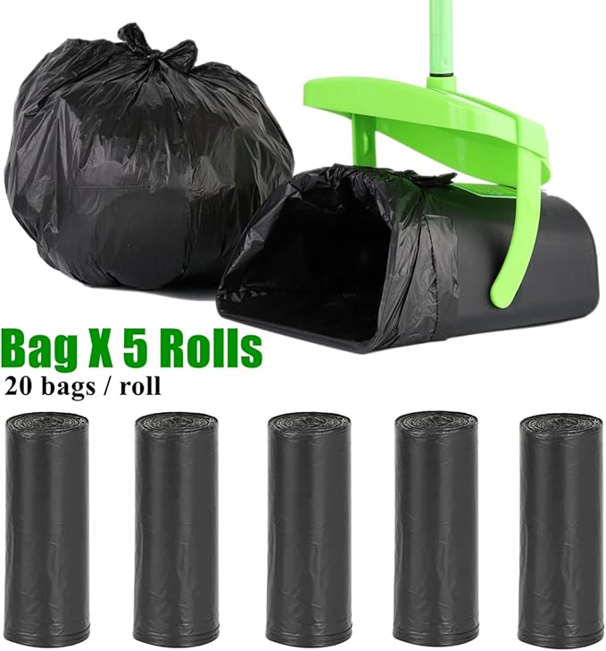 MXF Dog Poop Bag, 100 Dog Waste Bags for MXF Pooper Scooper Swivel Bin & Rake Kit