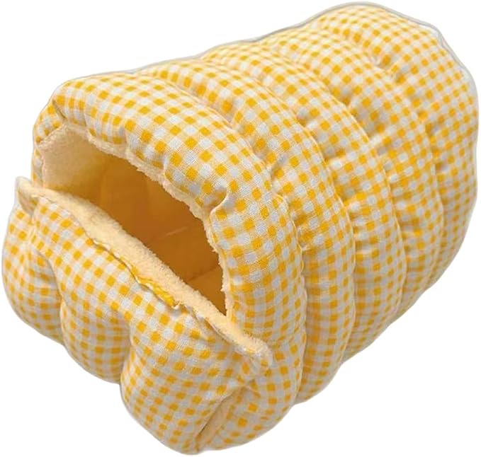 Peiiwdc Portable Enclosed Pet Bed Soft Hideaway with Cover Cave for Dog Cats Nest House Washable Stress Reducing Design Indoor Pet Bed
