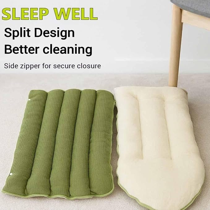 Cozy Monster Cat Bed, Cave Cat Beds for Indoor Cats, Cozy Pet Nest for Cats and Dogs,Self Warming,Cozy& Soft Plush,Anti-Slip & Durable,Removable Cushioned for Cat Small Dogs (Medium,Purple)