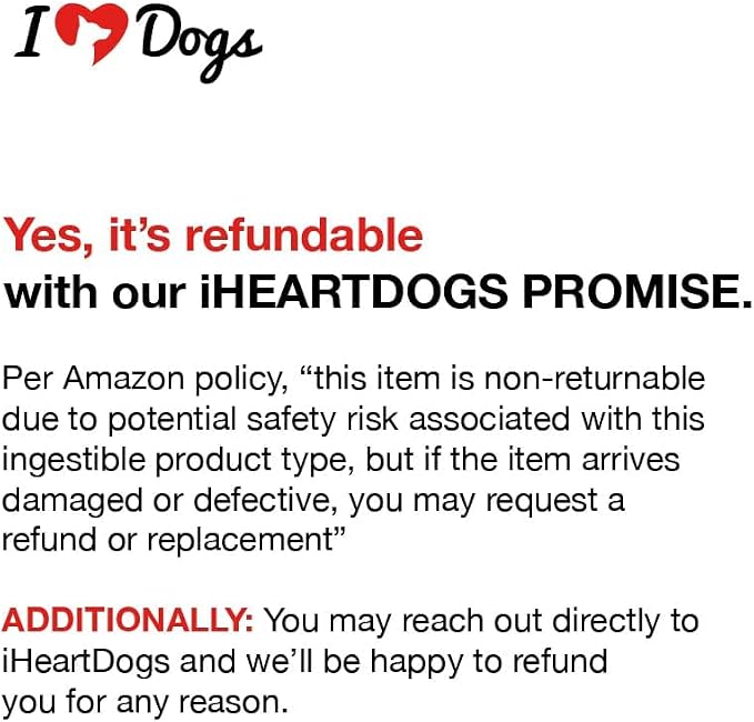 iHeartDogs Firecracker Dog Treats - Healthy Treats with Chicken & Cranberry - Helps Feed Hungry Shelter Dogs in Need, 6oz