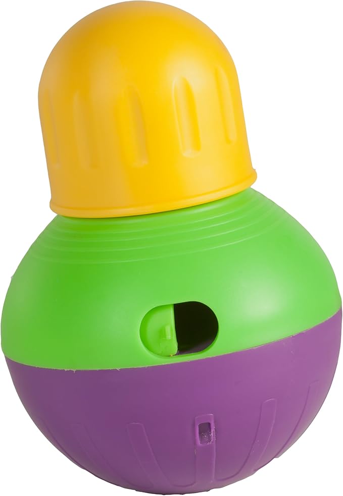 StarMark Bob-A-Lot Interactive Dog Toy, Small, Green (SMBALS)