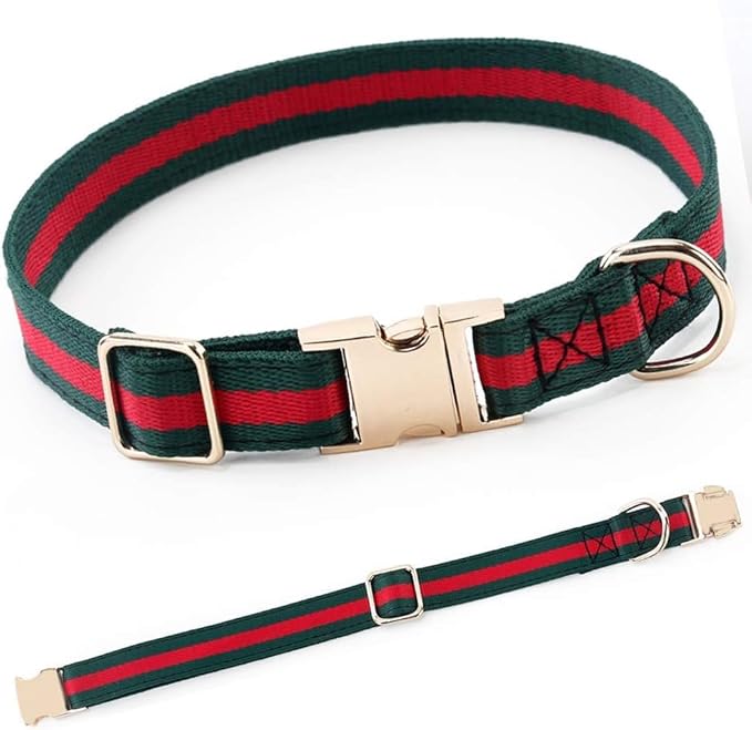 Premium Dog Collar, Cute Dog Collars Luxury Style, Durable Pet Collars with Metal Buckle Safety for Big Dogs