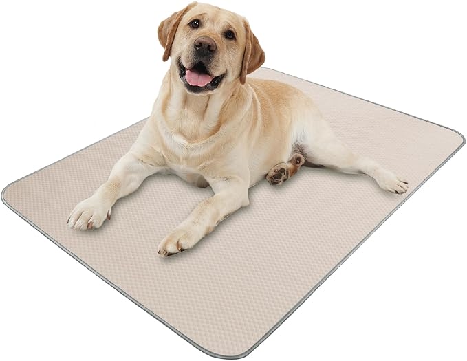 Buvlnee Summer Dog Cooling Mat Washable Ice Silk Self Cool Pad for Small Medium Large Dogs and Cats, Pet Sleeping Pad for Crate, Bed, Indoor & Outdoor Floor, Car Seats