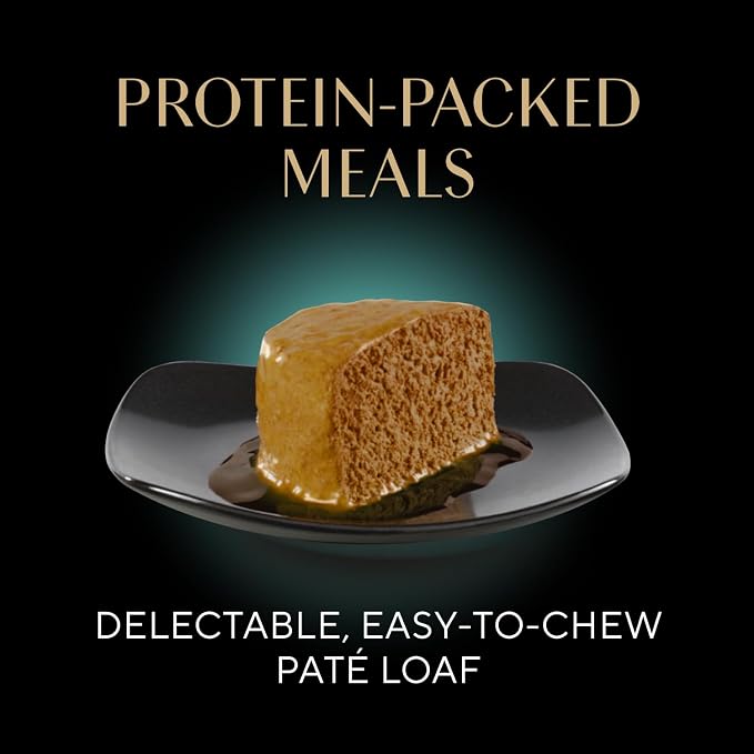 Sheba Perfect Portions Wet Cat Food Pate Tender Beef Entree, 2.6 oz. Twin-Pack Trays, Cat Food Wet Recipe (24 Count, 48 Servings)