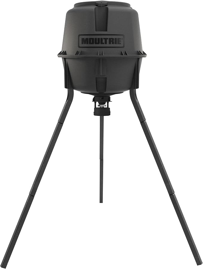 Moultrie 200 Lb Deer Feeder Standard - Bluetooth App Control, Pairs with Edge 3 for Full Remote Access, No Subscription