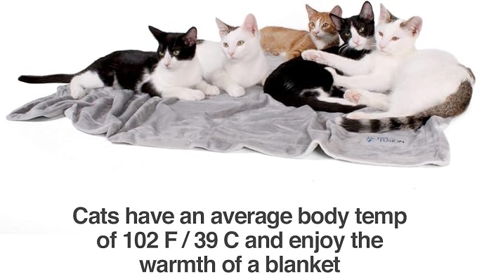 PetFusion Premium Dog &Cat Blanket | Ultra Soft Available in Plush or Quilted; 2 Colors (Grey; Brown) | Perfect Blanket for Small Dogs & Large Dogs