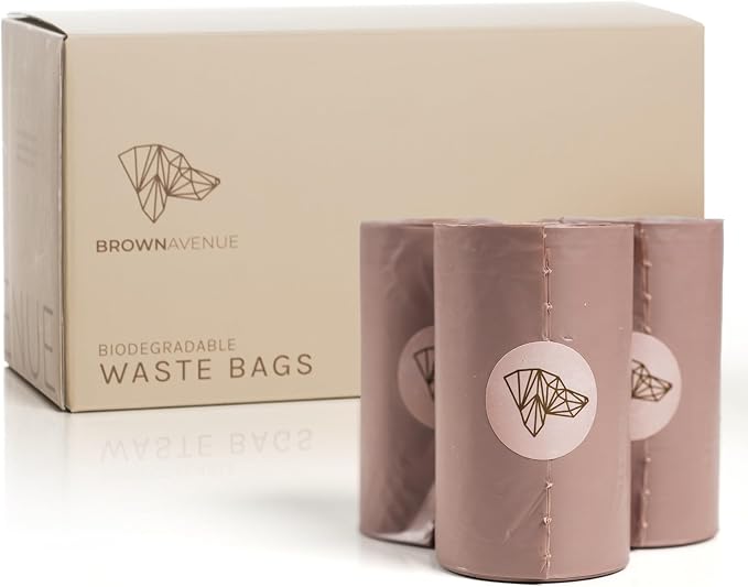 Dog Poop Bags, 27 Rolls, 405 Units, Biodegradable, Eco-Friendly