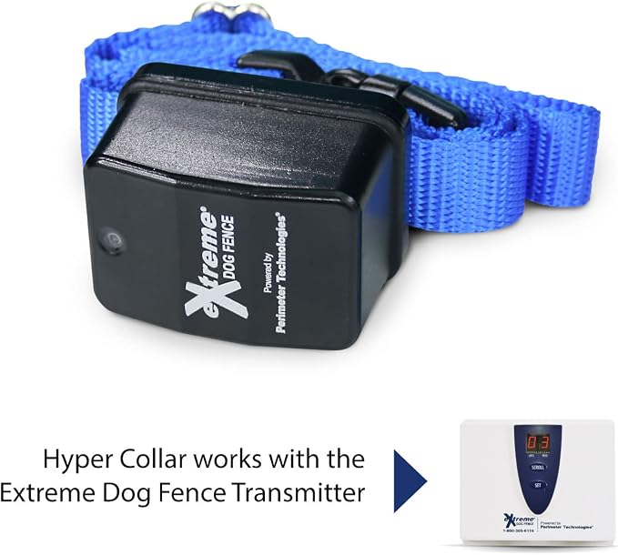 Extreme Dog Fence Stubborn Dog Fence Dog Collar with Large and Medium Set of Contacts for Dogs That Need Stronger Correction Levels Than The Active Collars