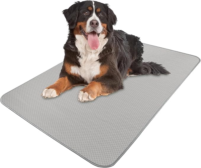 Buvlnee Summer Dog Cooling Mat Washable Ice Silk Self Cool Pad for Small Medium Large Dogs and Cats, Pet Sleeping Pad for Crate, Bed, Indoor & Outdoor Floor, Car Seats