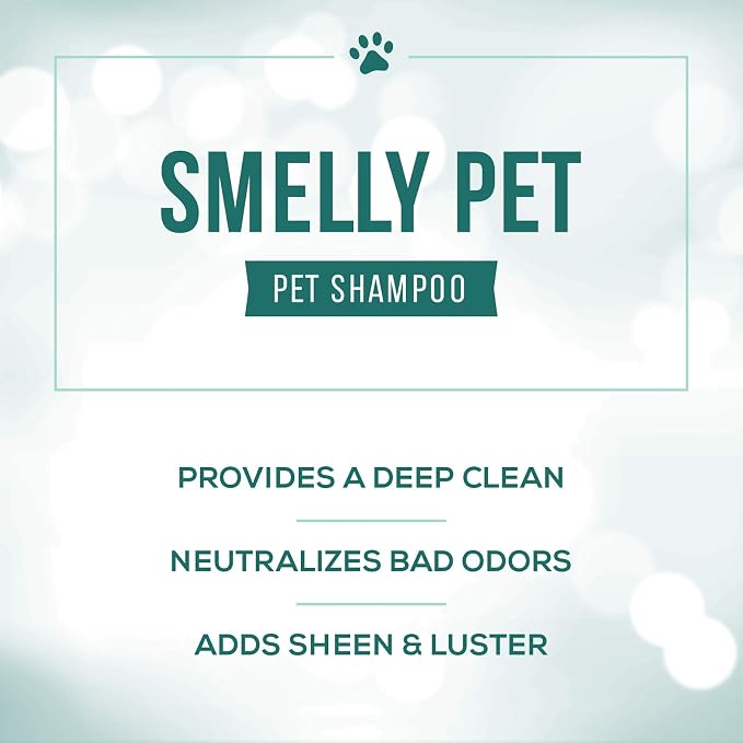 Nature's Specialties Smelly Pet Dog Shampoo for Pets, Natural Choice for Professional Groomers, Lasting Clean Smell, Made in USA, 1 gal