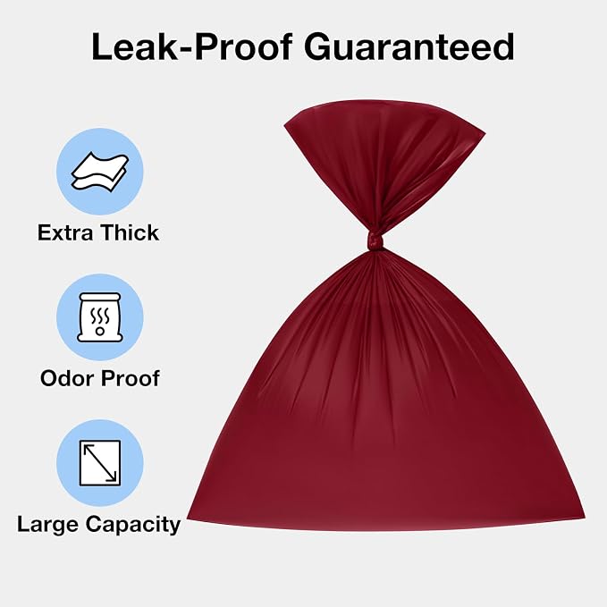 VETRESKA Dog Poop Bags, Leak Proof, Extra Thick and Large Pet Waste Bags for Dog Walking and Cat Litter, Rose & Amberwood Scented, 300 Bags
