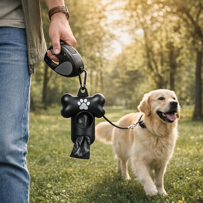 Leak-Proof Dog Poop Bags, Extra Thick Pet Waste Bags, Large Earth-Friendly Unscented Refill Rolls for All Dog Breeds (90 bags)