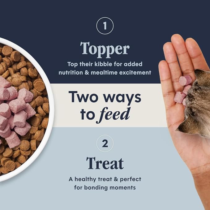 Instinct Raw Boost Mixers, Freeze Dried Cat Food Toppers with Functional Ingredients, Grain Free, Real Chicken - Skin & Coat Health, 5.5 oz Bag