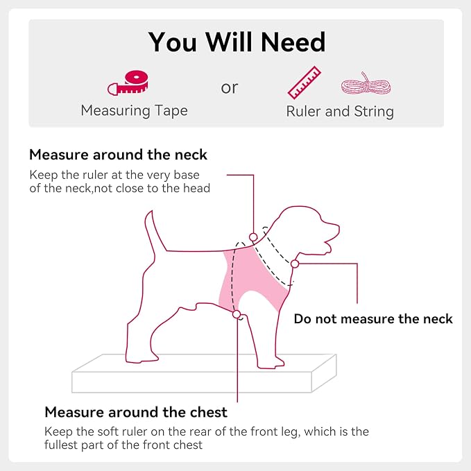 Joytale Small Dog Harness, Breathable Mesh Step-in Vest, Reflective Soft Padded Harnesses for Cats and Puppies Dogs, Hot Pink, XXXS