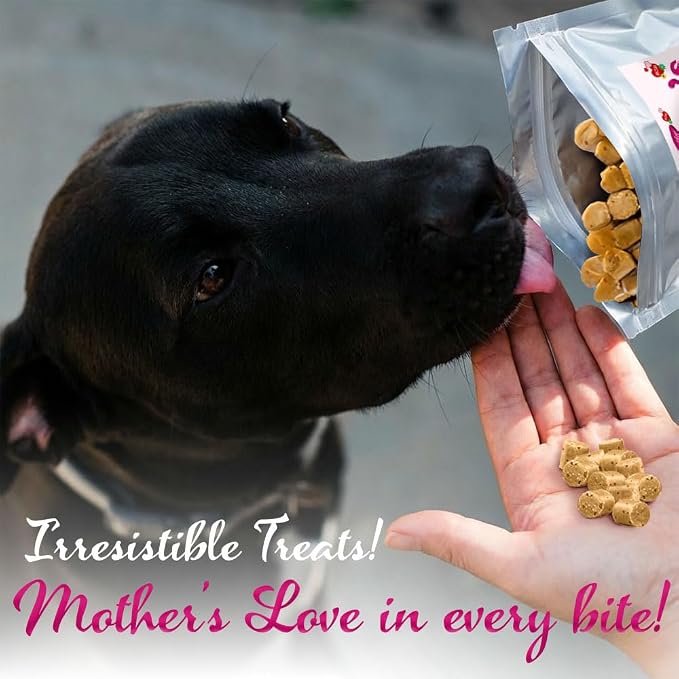 iHeartDogs Mama's Dog Treats - Healthy Treats with Chicken & Cranberry - Helps Feed Hungry Shelter Dogs in Need, 6oz