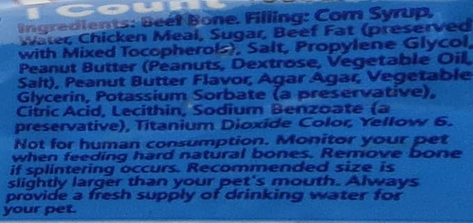 Redbarn Pet Products Small Filled Bone Peanut Butter, 1 Bone