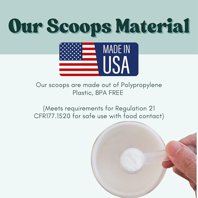 3 Tablespoon (1.5 Oz. | 43 mL) Long Handle Plastic Measuring Scoop for Coffee, Protein Powder, Pet Food, Spices, Grains, Dry Goods – Food-Grade BPA-Free (Pack of 100)